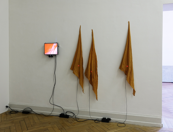 Video- und Audioinstallation 'die Luft wir immer dünner' von maboart in der Kunsthalle Palazzo, Liestal